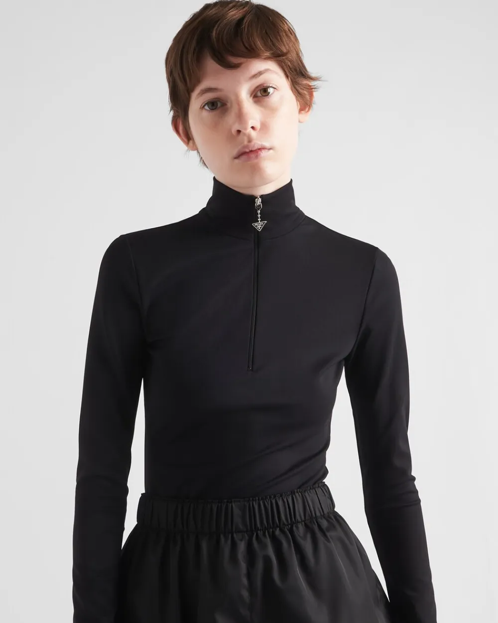 Mujer Prada CAMISETAS Y SUDADERAS^Top De Punto Elástico