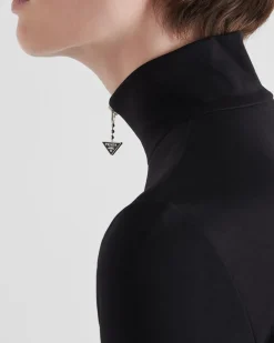 Mujer Prada CAMISETAS Y SUDADERAS^Top De Punto Elástico