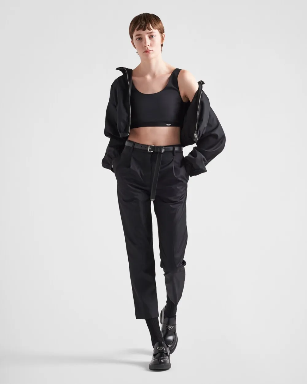 Prada COLECCIÓN FEMENINA^Top De Re-nylon