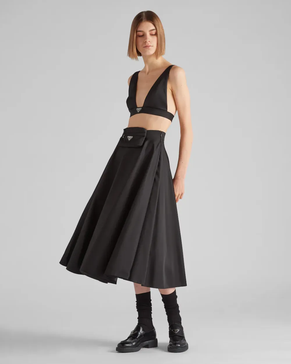 Mujer Prada COLECCIÓN FEMENINA|CAMISAS Y TOPS^Top De Re-nylon
