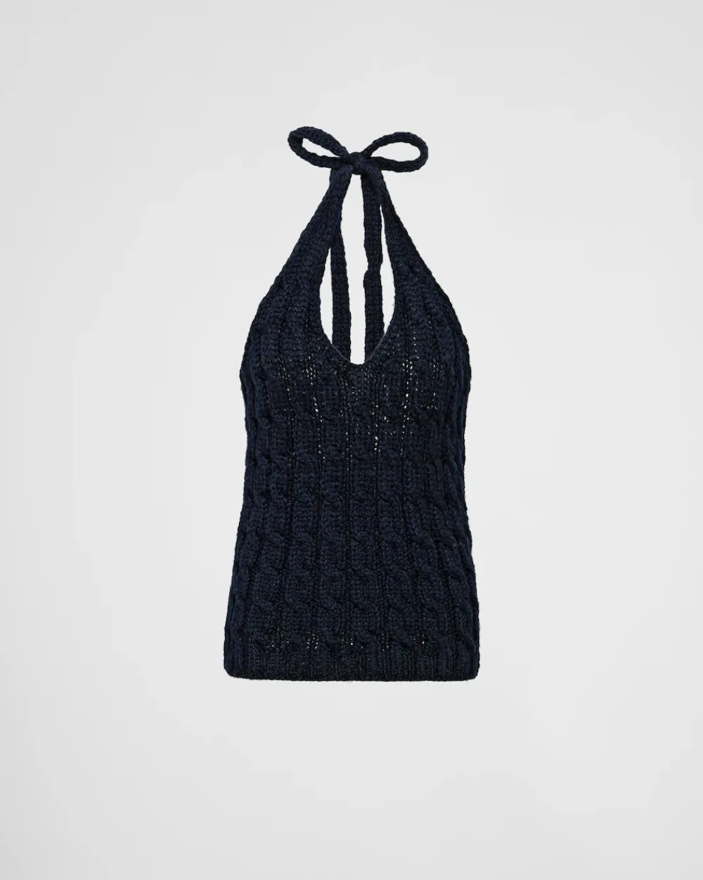 Mujer Prada TEJIDOS DE PUNTO^Top Halter De Lana