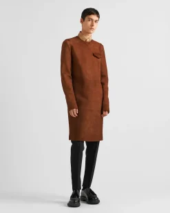 Hombre Prada ROPA DE PIEL^Top Largo De Ante