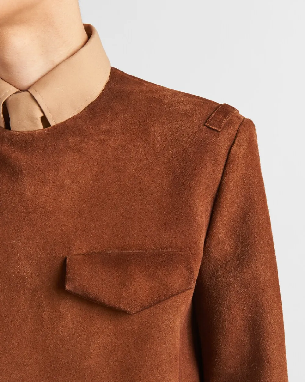 Hombre Prada ROPA DE PIEL^Top Largo De Ante