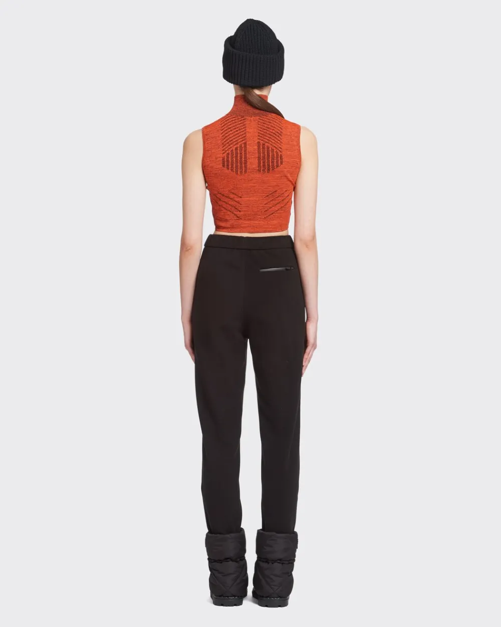 Mujer Prada ROPA^Top Sin Mangas En Piqué Y Re-nylon Tec Rec