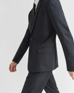 Hombre Prada TRAJES^Traje De Cruzado Simple En Tejido Elástico