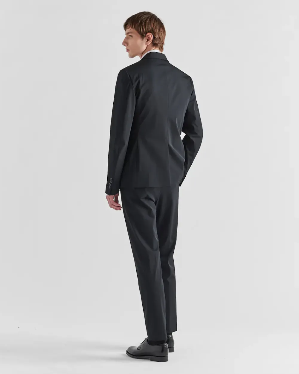 Hombre Prada TRAJES^Traje De Cruzado Simple En Tejido Elástico