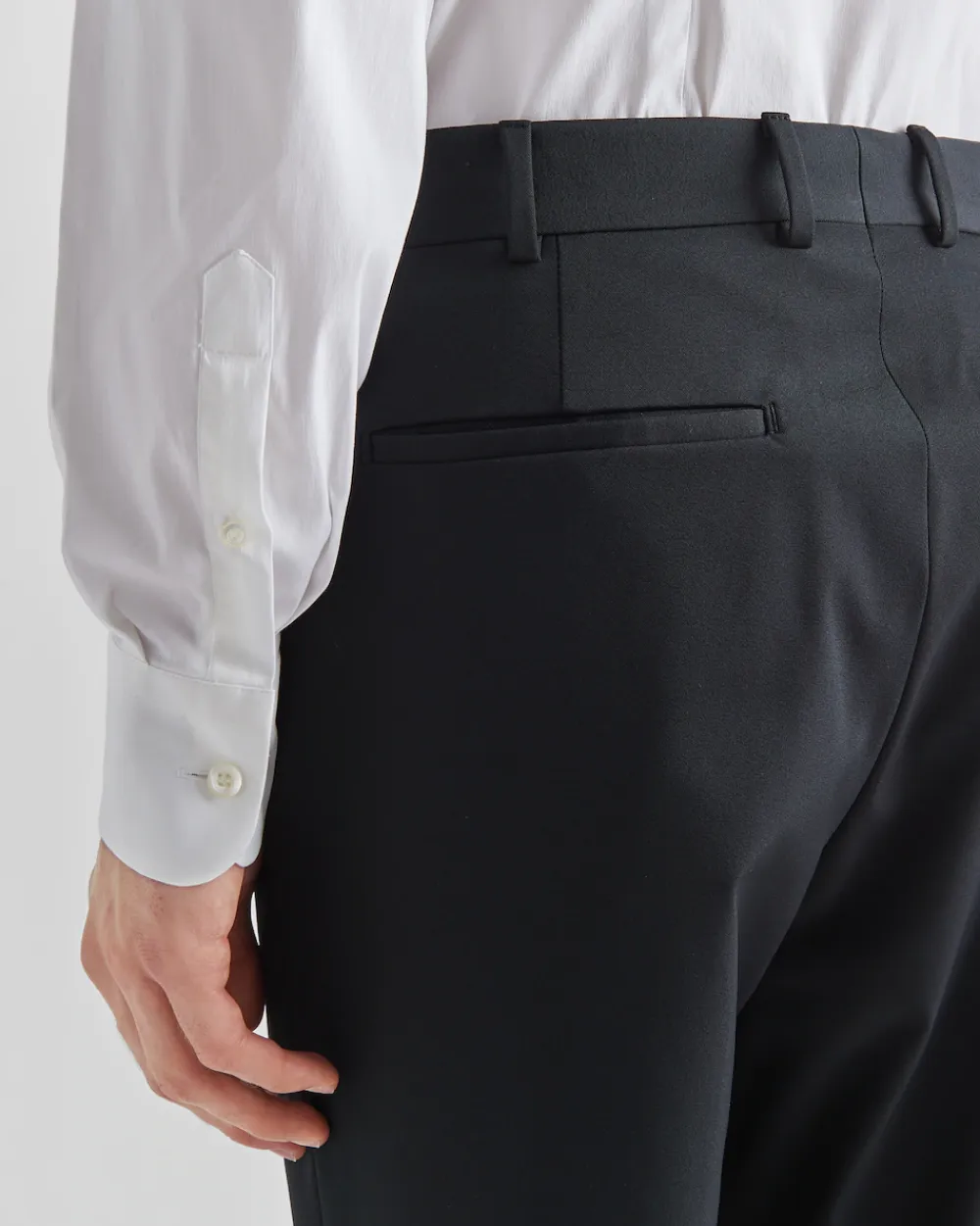 Hombre Prada TRAJES^Traje De Cruzado Simple En Tejido Elástico
