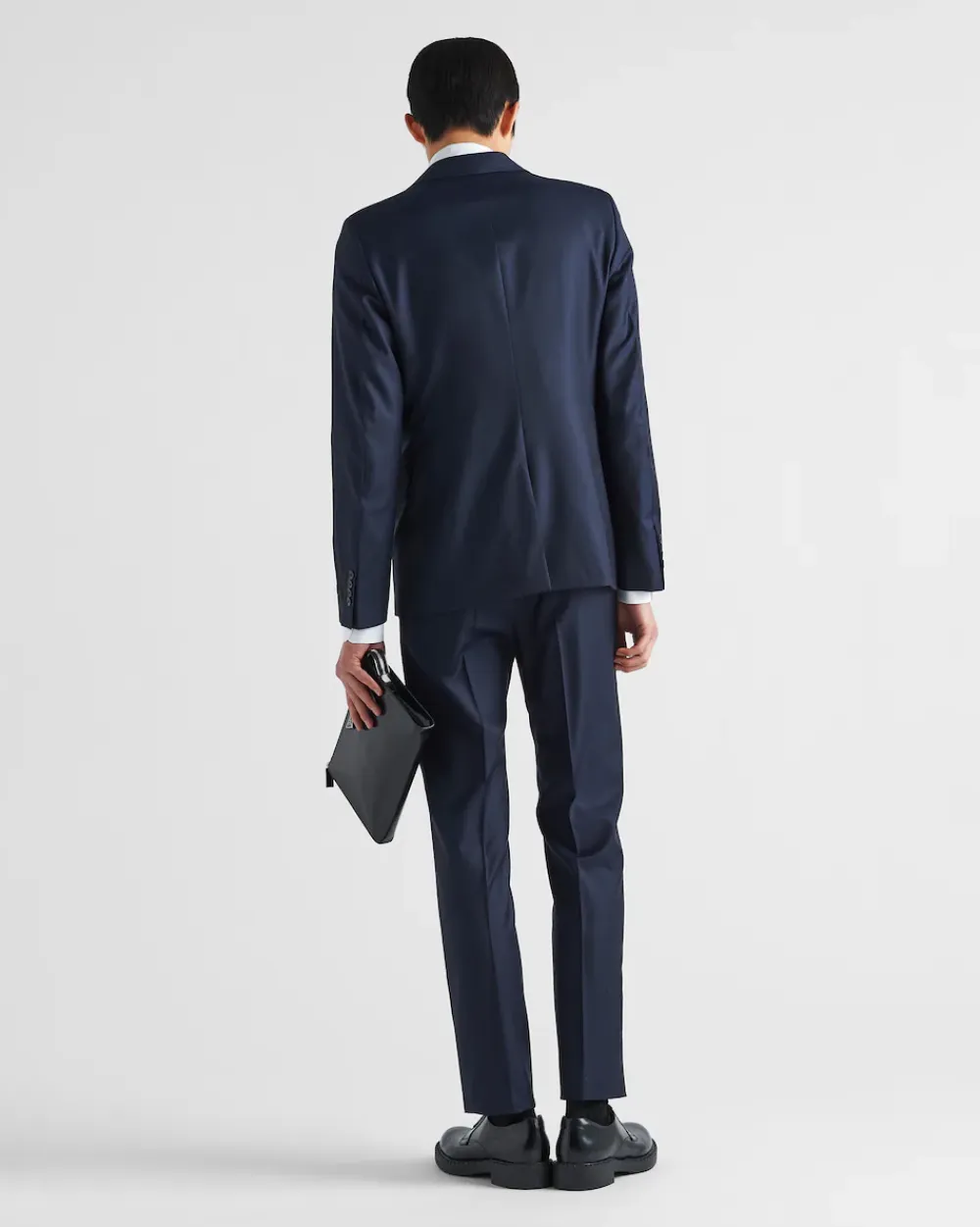 Hombre Prada TRAJES^Traje De Lana De Cruzado Simple
