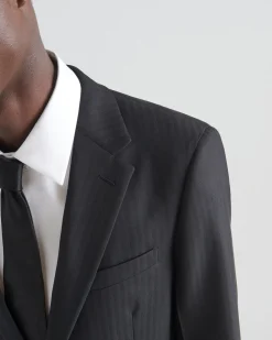 Hombre Prada TRAJES^Traje De Lana De Cruzado Simple