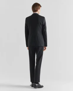 Hombre Prada TRAJES^Traje De Lana Y Mohair De Cruzado Simple