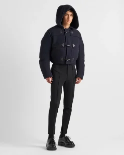 Hombre Prada ROPA DE ABRIGO^Trenca De Lana Con Relleno De Plumón