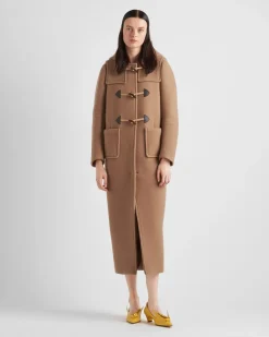 Mujer Prada CHAQUETAS Y ABRIGOS^Trenca Larga De Velur