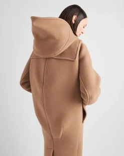 Mujer Prada CHAQUETAS Y ABRIGOS^Trenca Larga De Velur