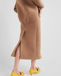 Mujer Prada CHAQUETAS Y ABRIGOS^Trenca Larga De Velur