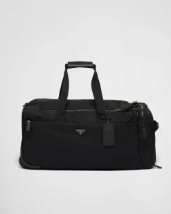 Prada COLECCIÓN MASCULINA^Trolley De Re-nylon Y Piel Saffiano