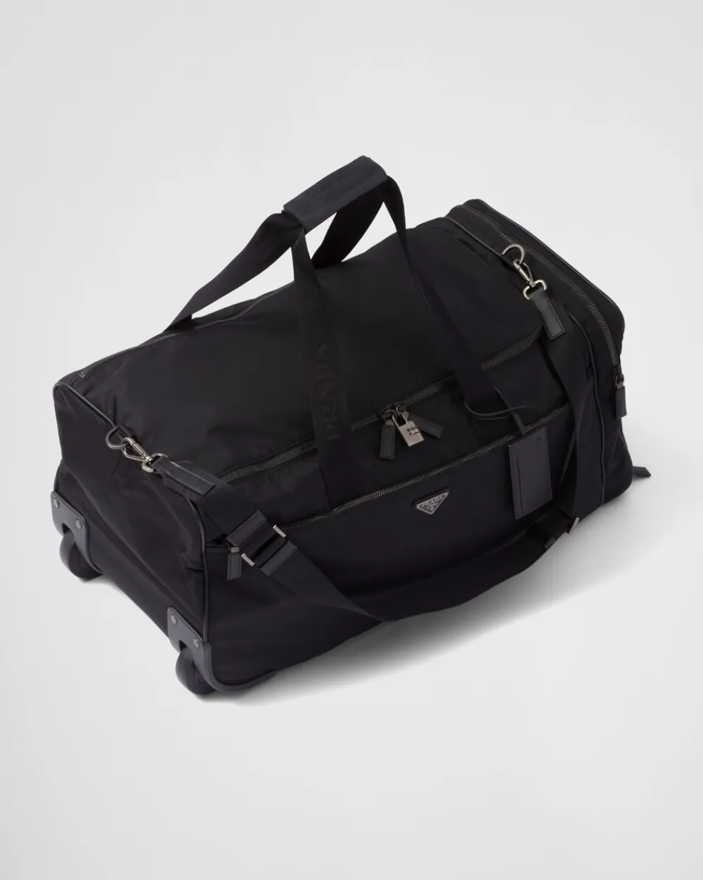 Prada COLECCIÓN MASCULINA^Trolley De Re-nylon Y Piel Saffiano