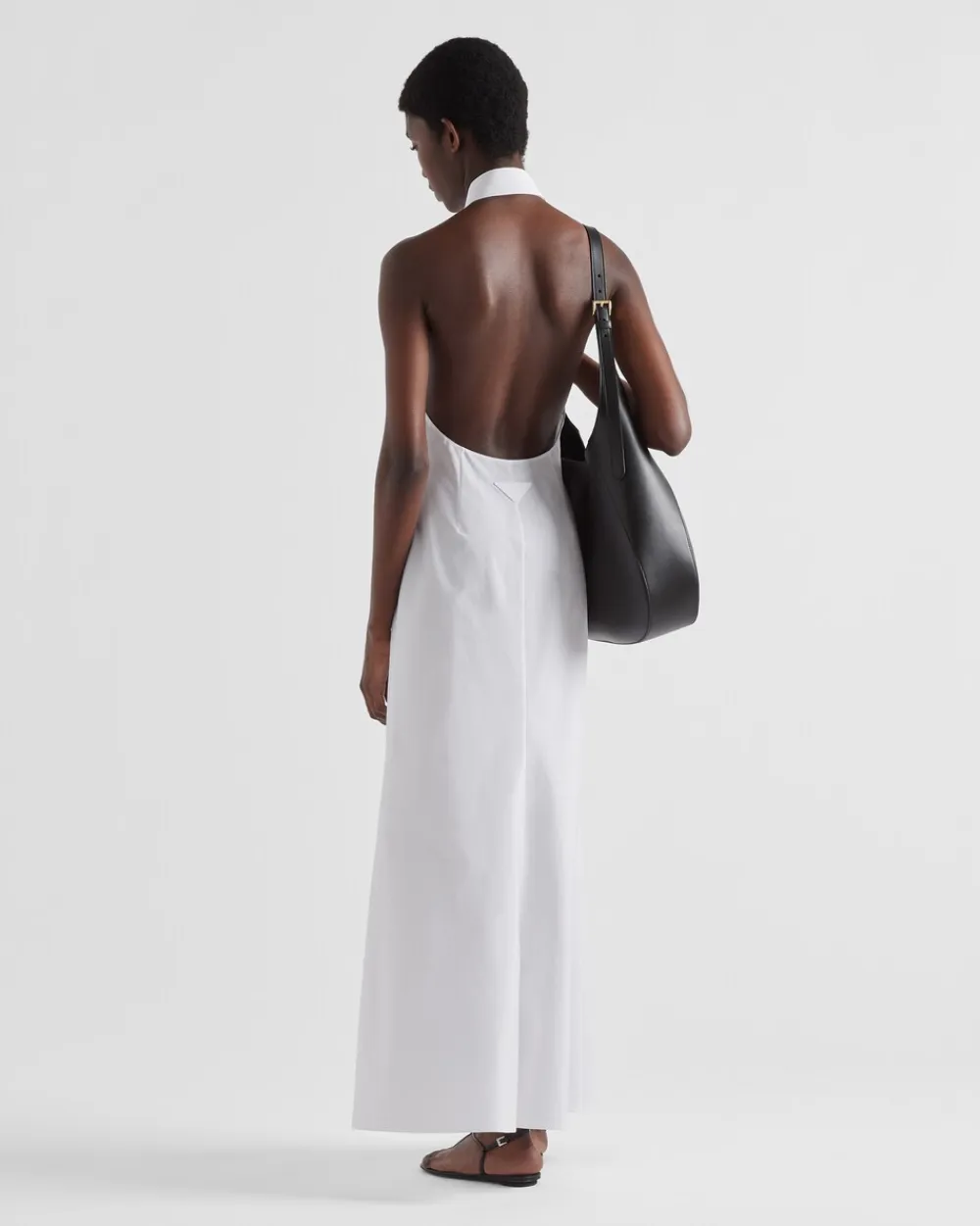 Mujer Prada VESTIDOS^Vestido Camisero Largo De Popelín