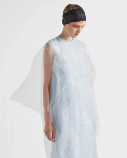 Mujer Prada VESTIDOS^Vestido De Gasa Técnica