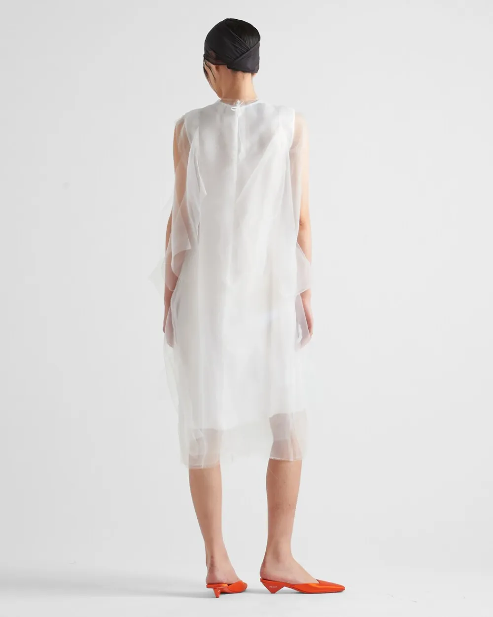 Mujer Prada VESTIDOS^Vestido De Gasa Técnica