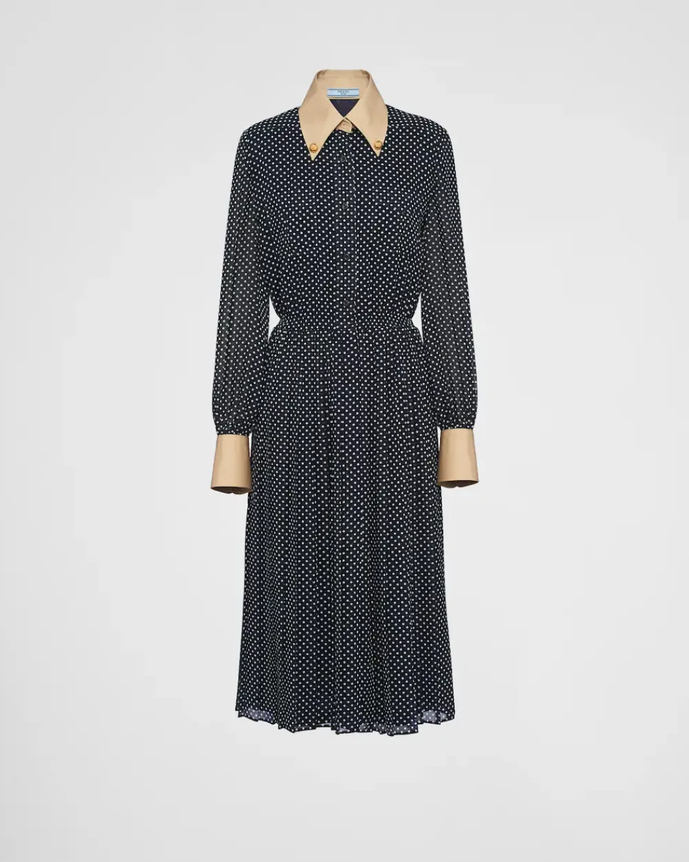 Mujer Prada VESTIDOS^Vestido De Georgette Con Lunares