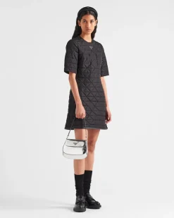 Mujer Prada VESTIDOS^Vestido De Manga Corta De Re-nylon