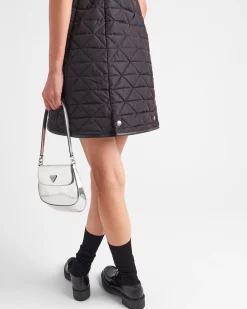 Mujer Prada VESTIDOS^Vestido De Manga Corta De Re-nylon