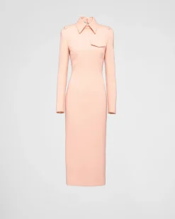 Mujer Prada VESTIDOS^Vestido De Natté Elástico