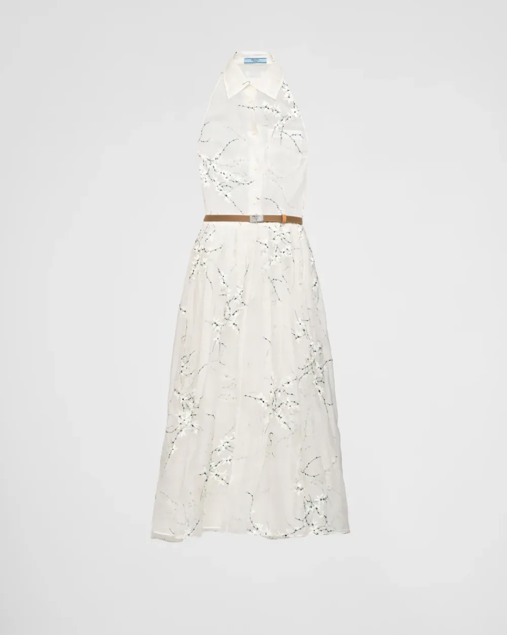 Mujer Prada VESTIDOS^Vestido De Organza Bordado