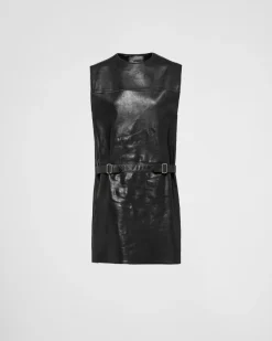 Mujer Prada ROPA DE PIEL^Vestido De Piel