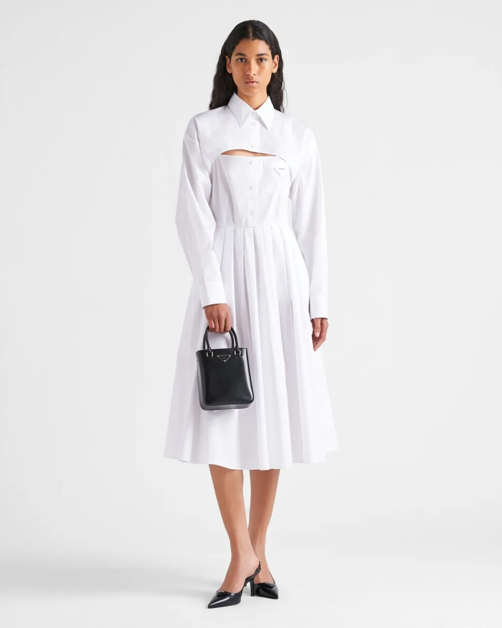 Mujer Prada VESTIDOS^Vestido De Popelín