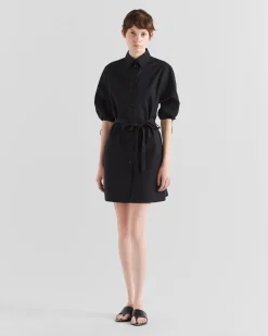 Mujer Prada VESTIDOS^Vestido De Popelín De Tejido Jacquard