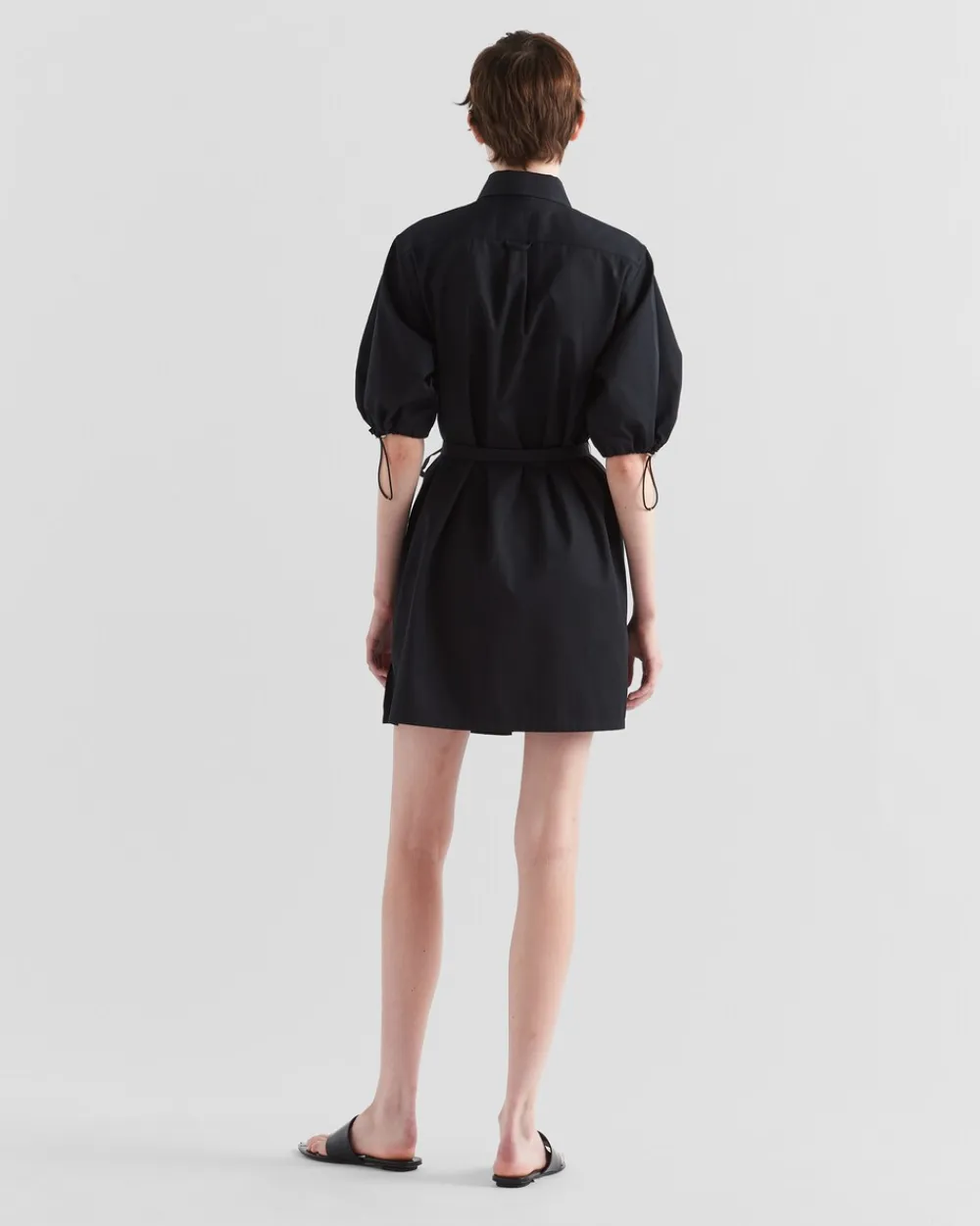 Mujer Prada VESTIDOS^Vestido De Popelín De Tejido Jacquard