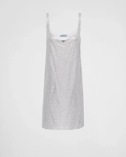 Mujer Prada VESTIDOS^Vestido De Punto Bordado