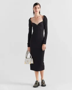 Mujer Prada VESTIDOS^Vestido De Punto Elástico