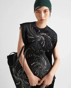 Mujer Prada VESTIDOS^Vestido De Terciopelo Bordado