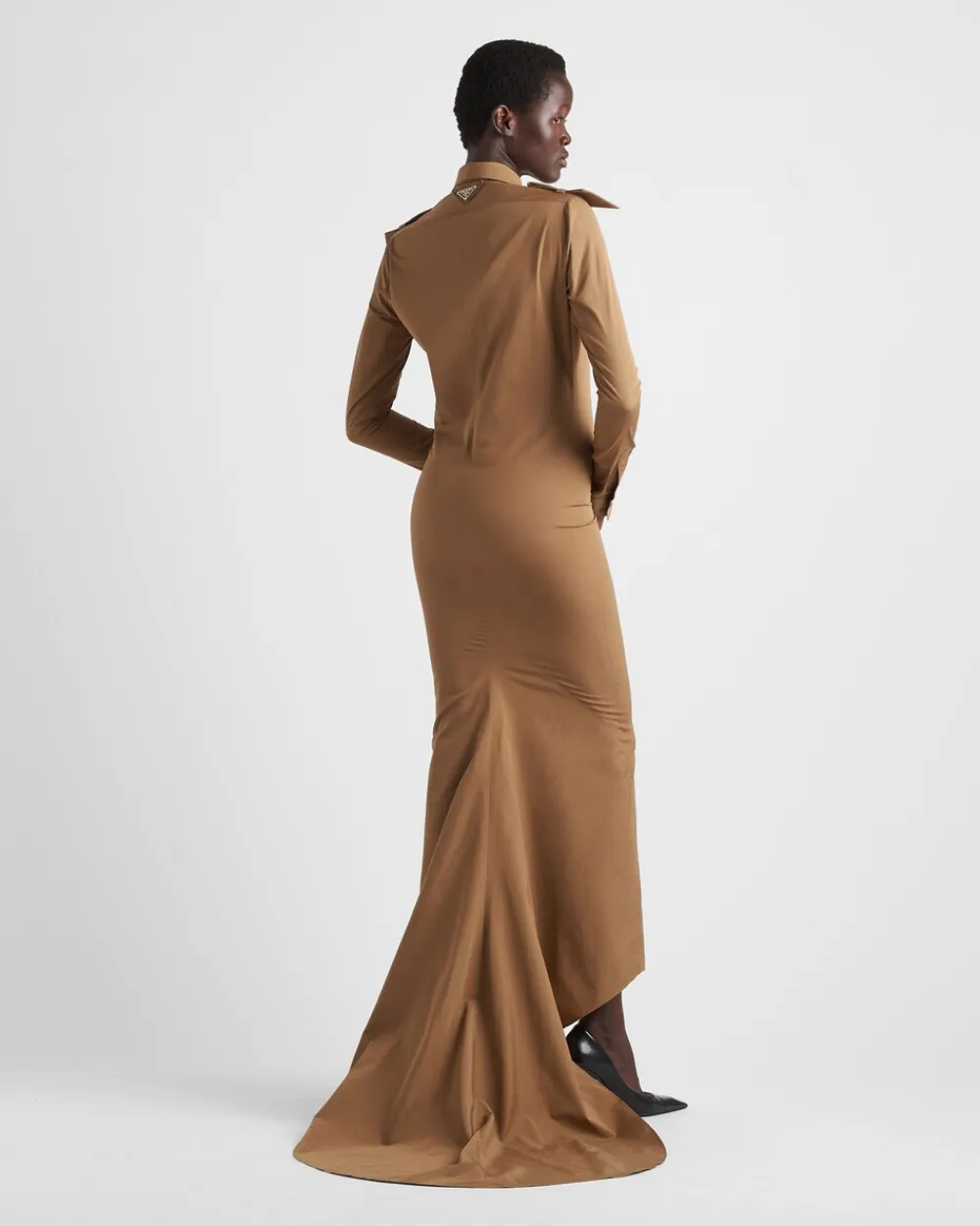 Mujer Prada VESTIDOS^Vestido Largo De Popelín