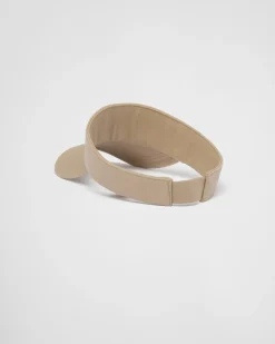 Hombre Prada SOMBREROS Y GUANTES^Visera De Dril