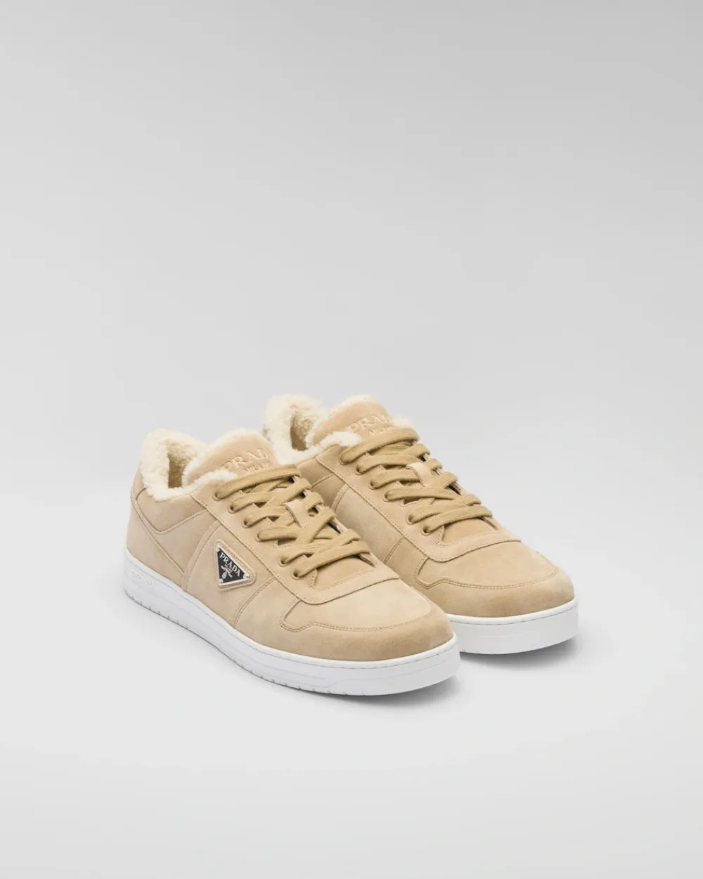 Hombre Prada ZAPATILLAS DEPORTIVAS^Zapatillas De Ante Con Forro De Borreguillo