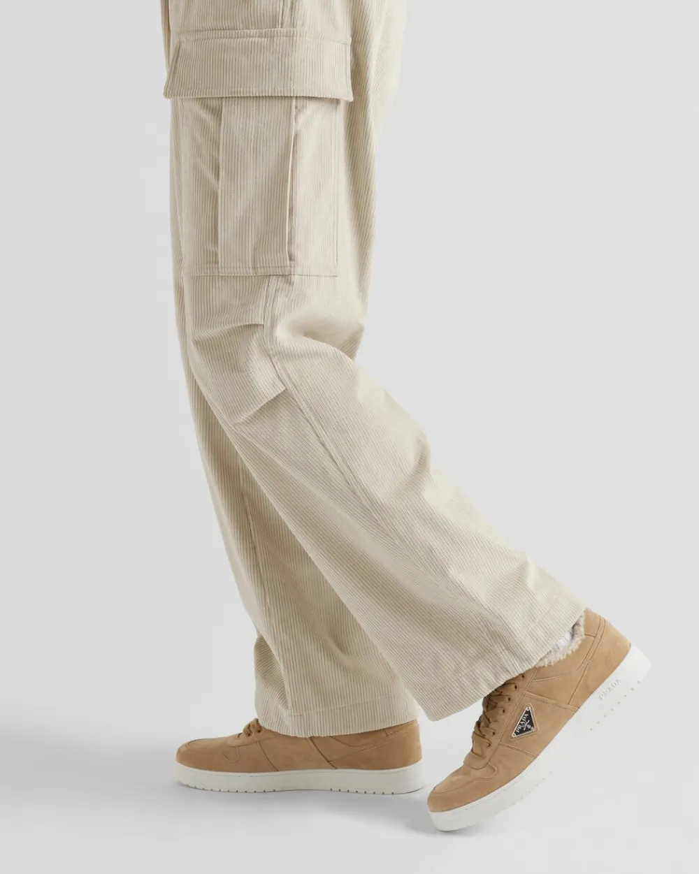 Hombre Prada ZAPATILLAS DEPORTIVAS^Zapatillas De Ante Con Forro De Borreguillo