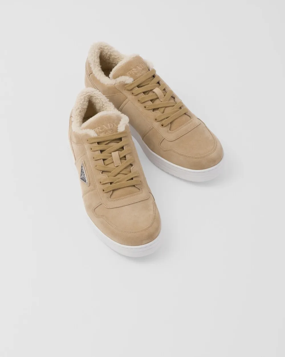 Hombre Prada ZAPATILLAS DEPORTIVAS^Zapatillas De Ante Con Forro De Borreguillo