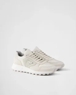 Hombre Prada ZAPATILLAS DEPORTIVAS^Zapatillas De Caña Alta De Nobuk Y Re-nylon