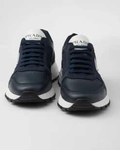 Hombre Prada ZAPATILLAS DEPORTIVAS^Zapatillas De Caña Alta De Nobuk Y Re-nylon