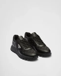 Hombre Prada ZAPATILLAS DEPORTIVAS^Zapatillas De Caña Alta En Piel Y Re-nylon