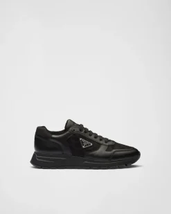 Hombre Prada ZAPATILLAS DEPORTIVAS^Zapatillas De Caña Alta En Piel Y Re-nylon