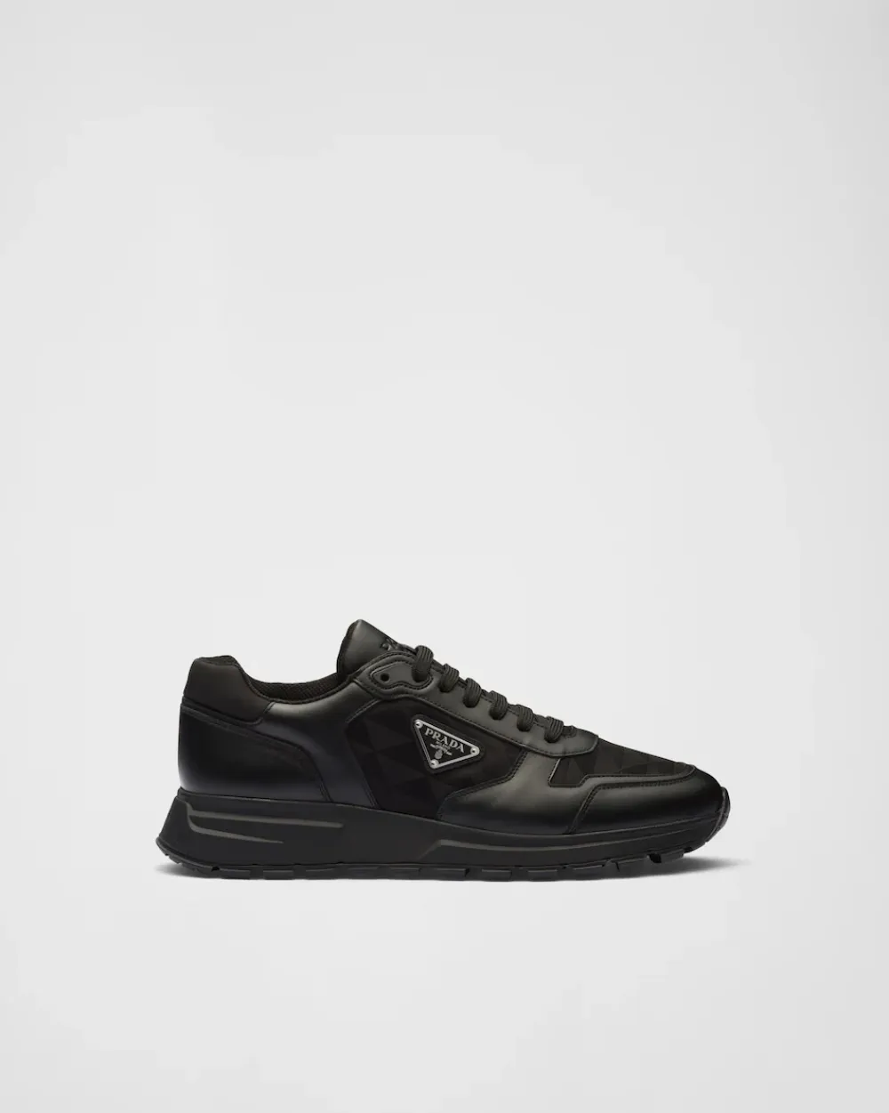 Hombre Prada ZAPATILLAS DEPORTIVAS^Zapatillas De Caña Alta En Piel Y Re-nylon