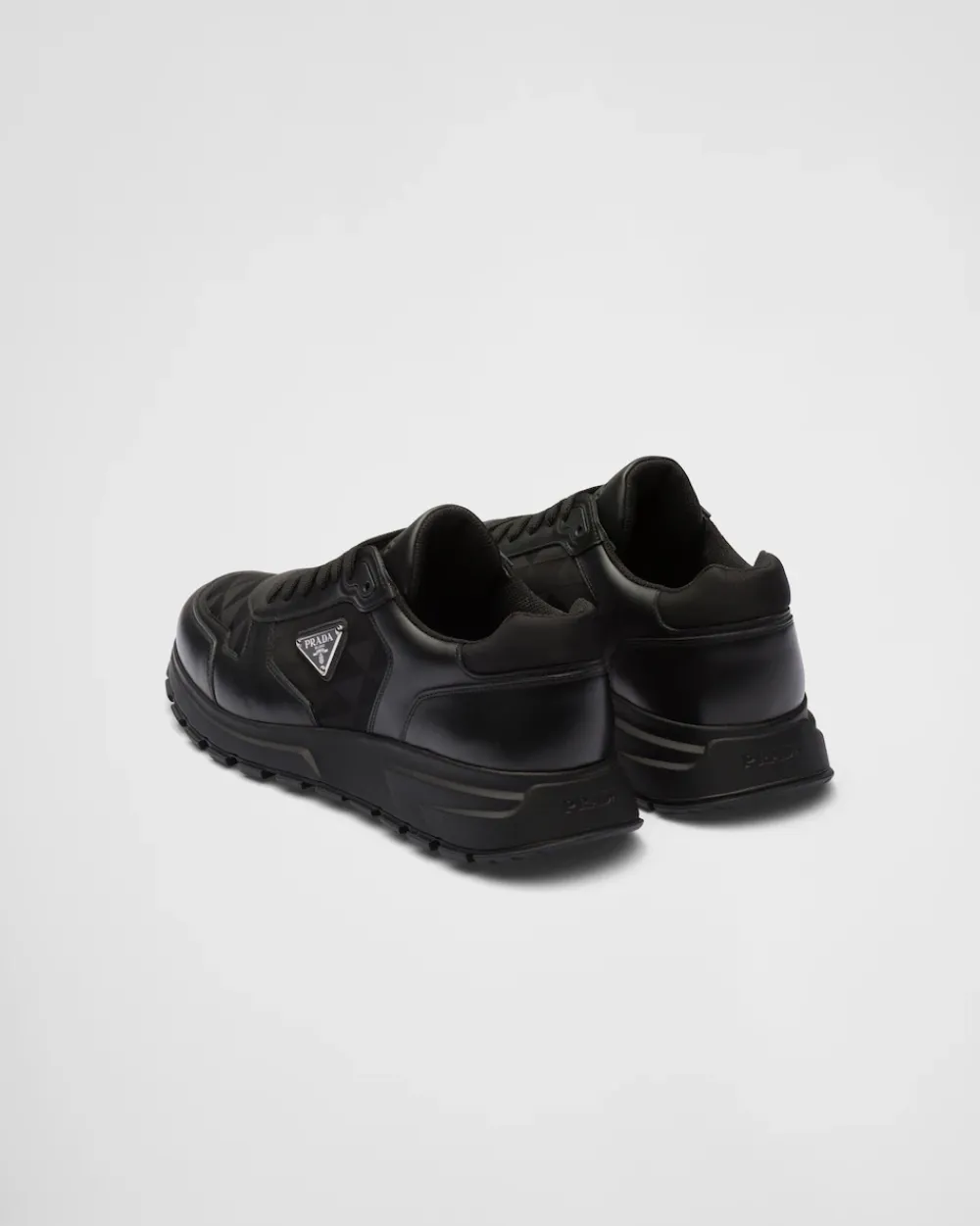 Hombre Prada ZAPATILLAS DEPORTIVAS^Zapatillas De Caña Alta En Piel Y Re-nylon