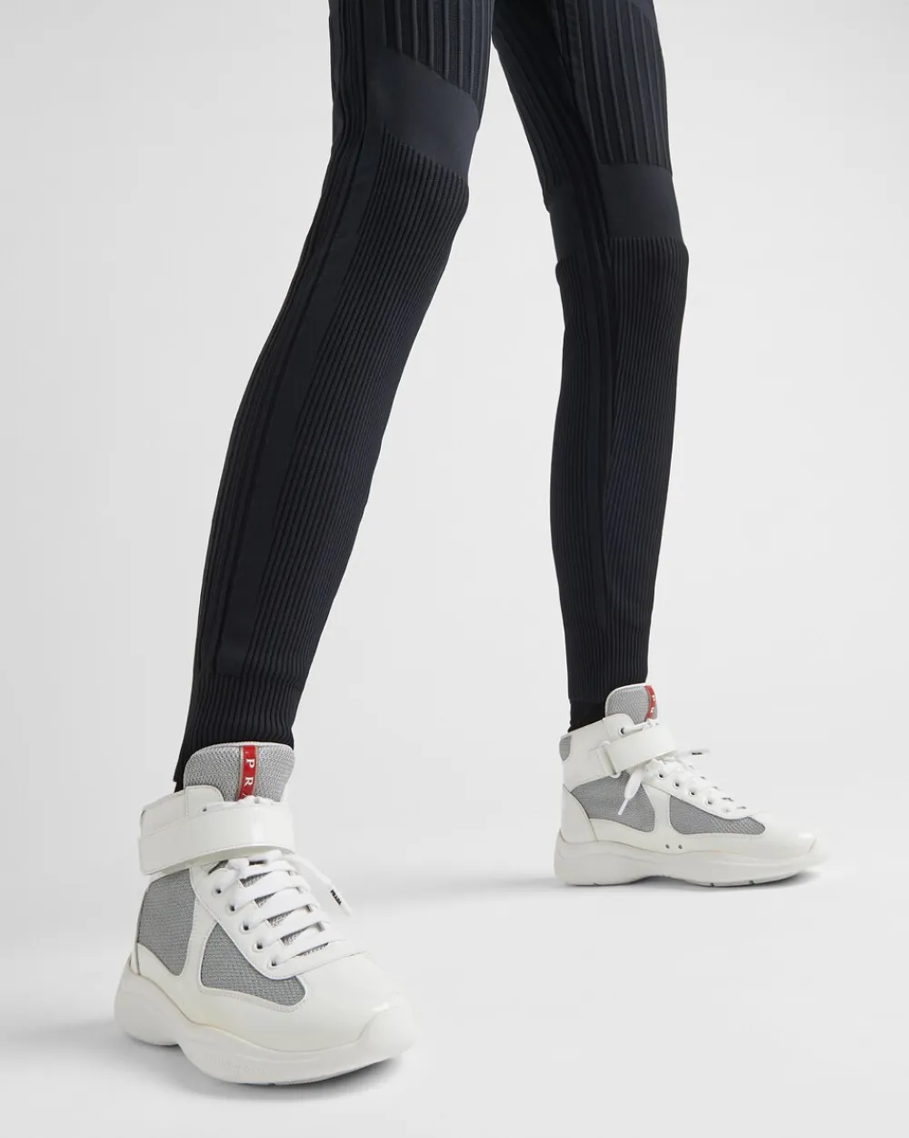 Mujer Prada ZAPATOS^Zapatillas De Caña Alta America's Cup