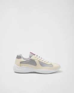 Hombre Prada ZAPATILLAS DEPORTIVAS^Zapatillas De Charol Y Tejido Técnico America's Cup