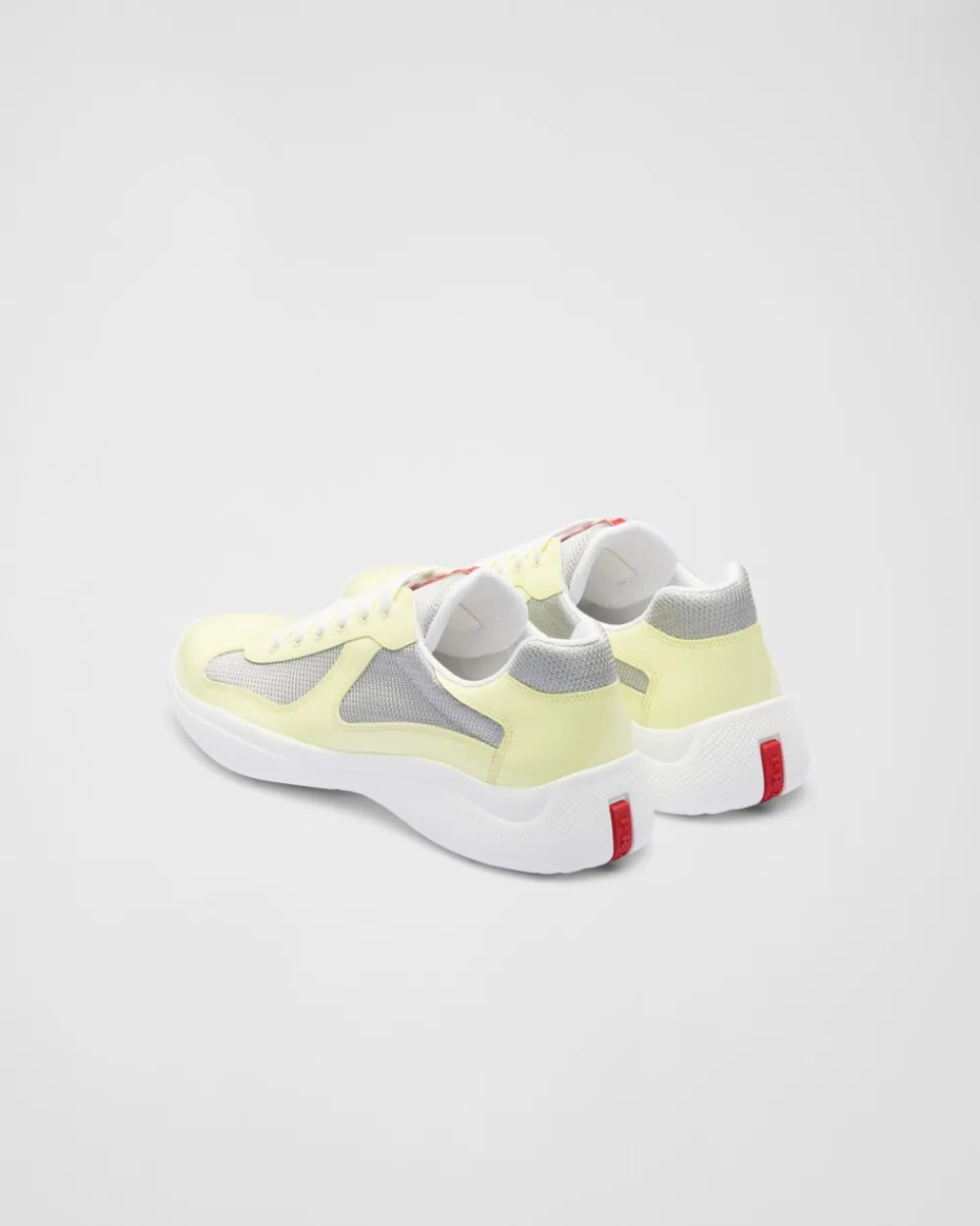 Hombre Prada ZAPATOS|ZAPATILLAS DEPORTIVAS^Zapatillas De Charol Y Tejido Técnico America's Cup