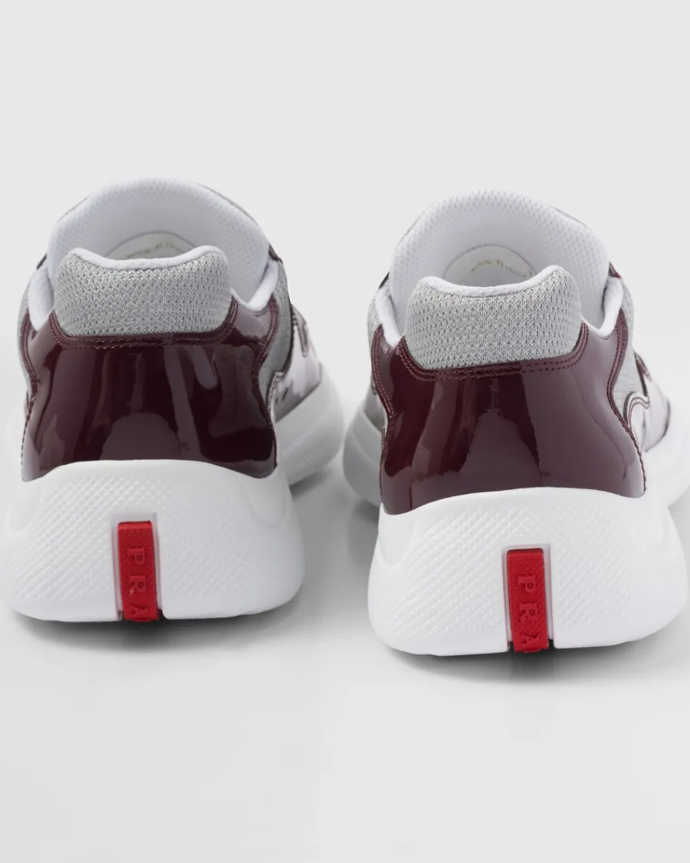 Hombre Prada ZAPATOS|ZAPATILLAS DEPORTIVAS^Zapatillas De Charol Y Tejido Técnico America's Cup